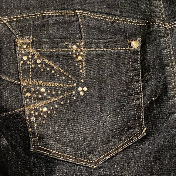 NWT Style&Co Denim Pencil Skirt. Size 4 - Picture 3 of 5